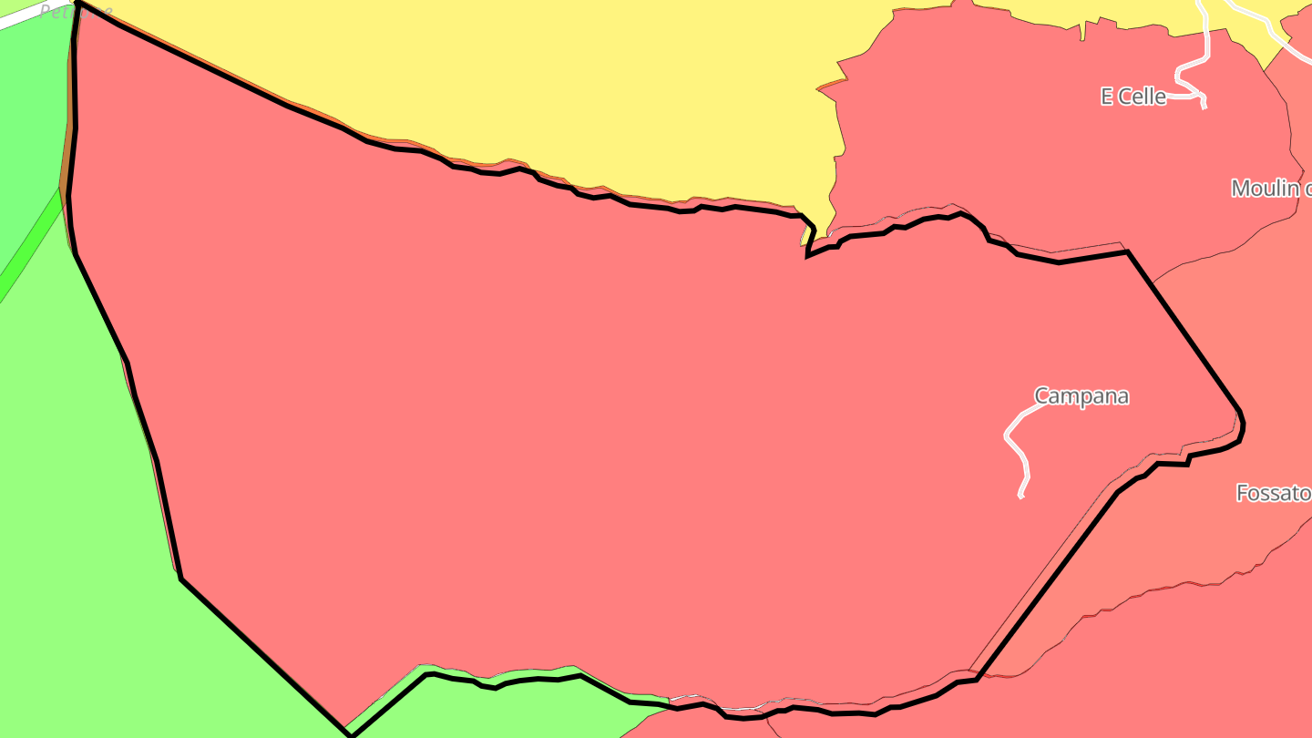 Carte des prix de l'immobilier Campana