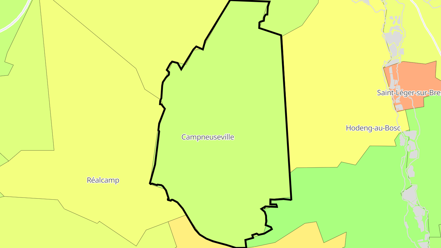 Carte des prix de l'immobilier Campneuseville