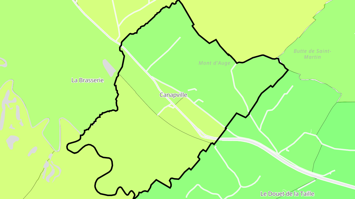 Carte des prix de l'immobilier Canapville