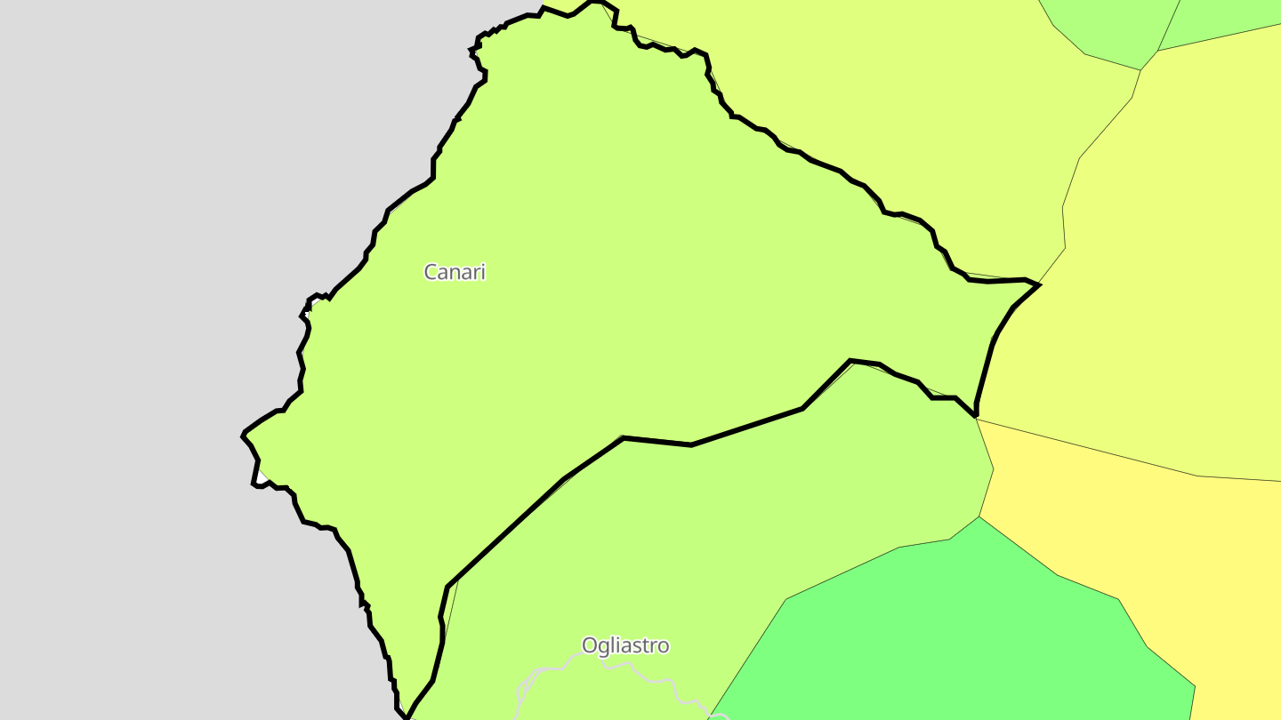 Carte des prix de l'immobilier Canari