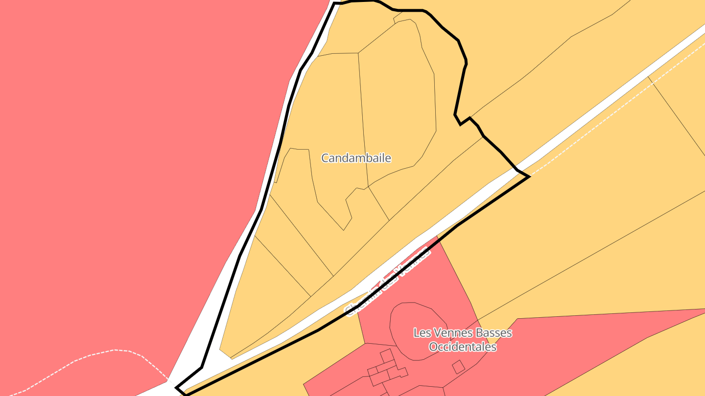 Carte des prix de l'immobilier Candambaïle