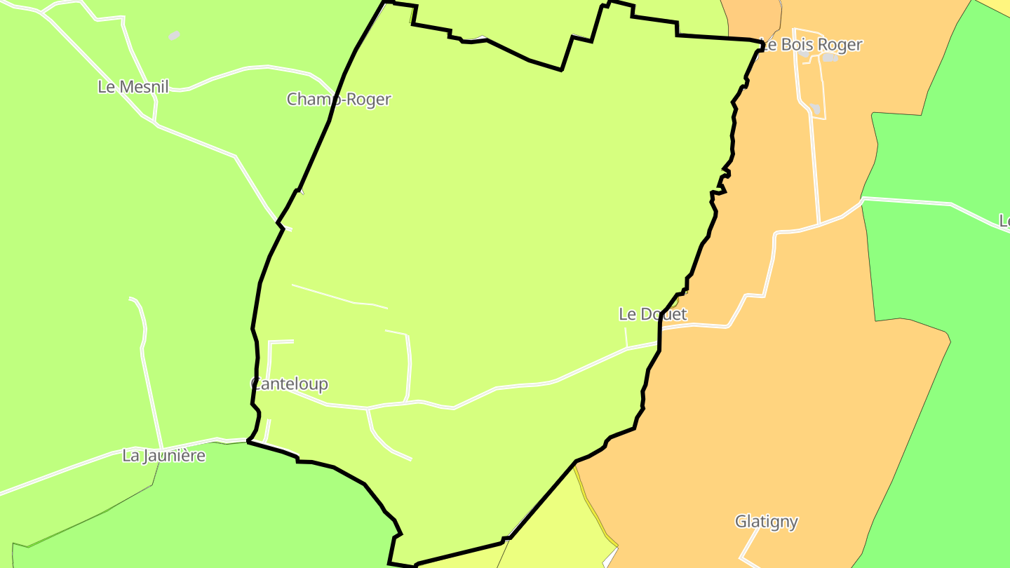 Carte des prix de l'immobilier Canteloup