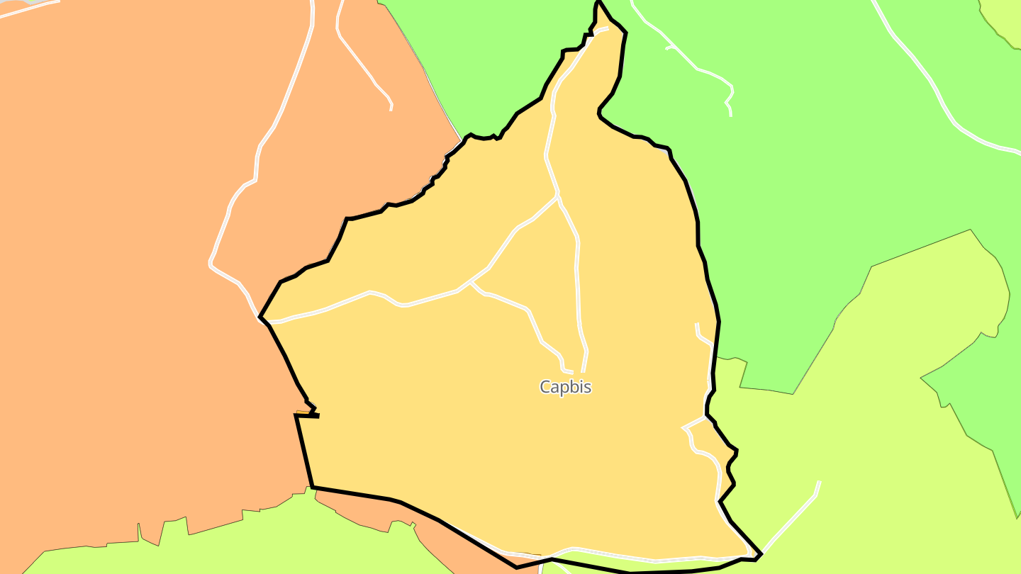 Carte des prix de l'immobilier Capbis