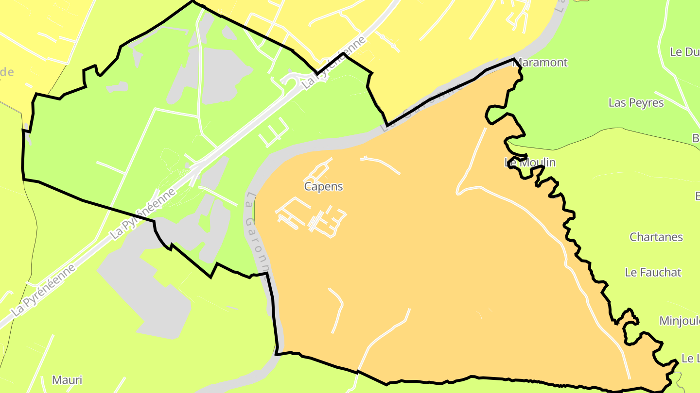 Carte des prix de l'immobilier Capens