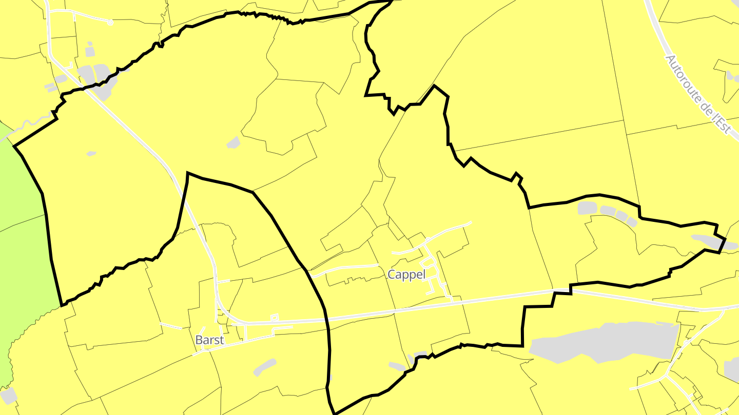 Carte des prix de l'immobilier Cappel