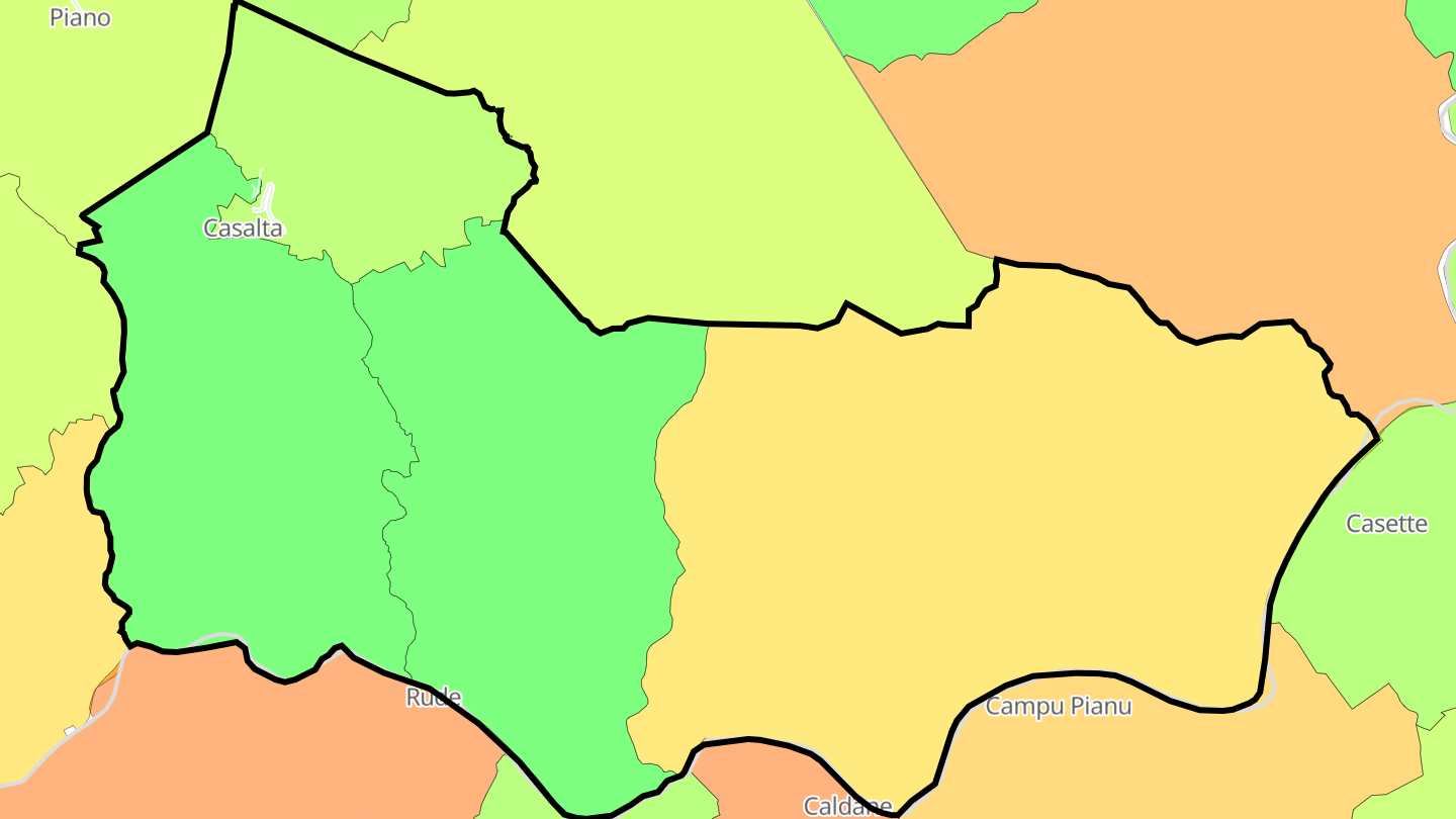 Carte des prix de l'immobilier Casalta