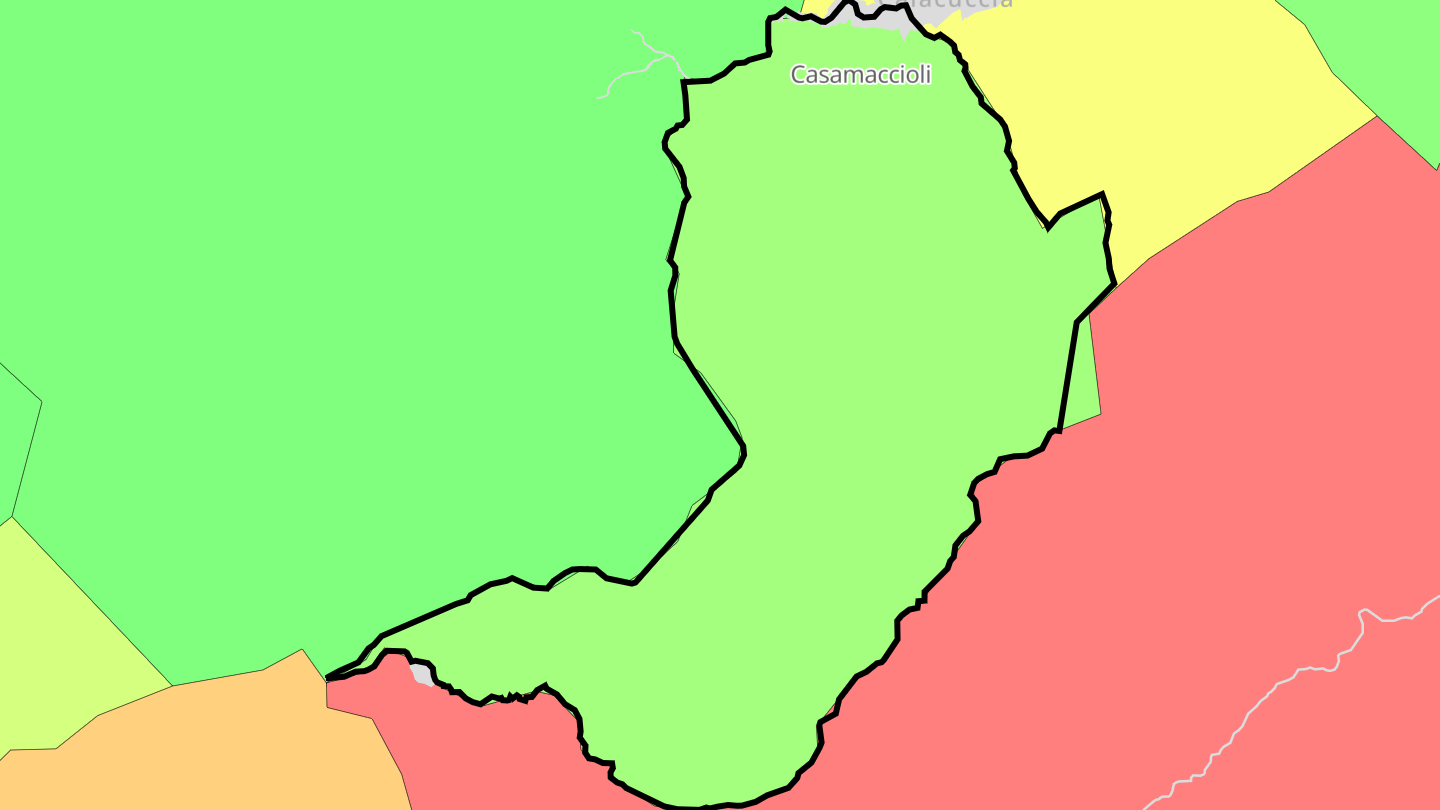 Carte des prix de l'immobilier Casamaccioli