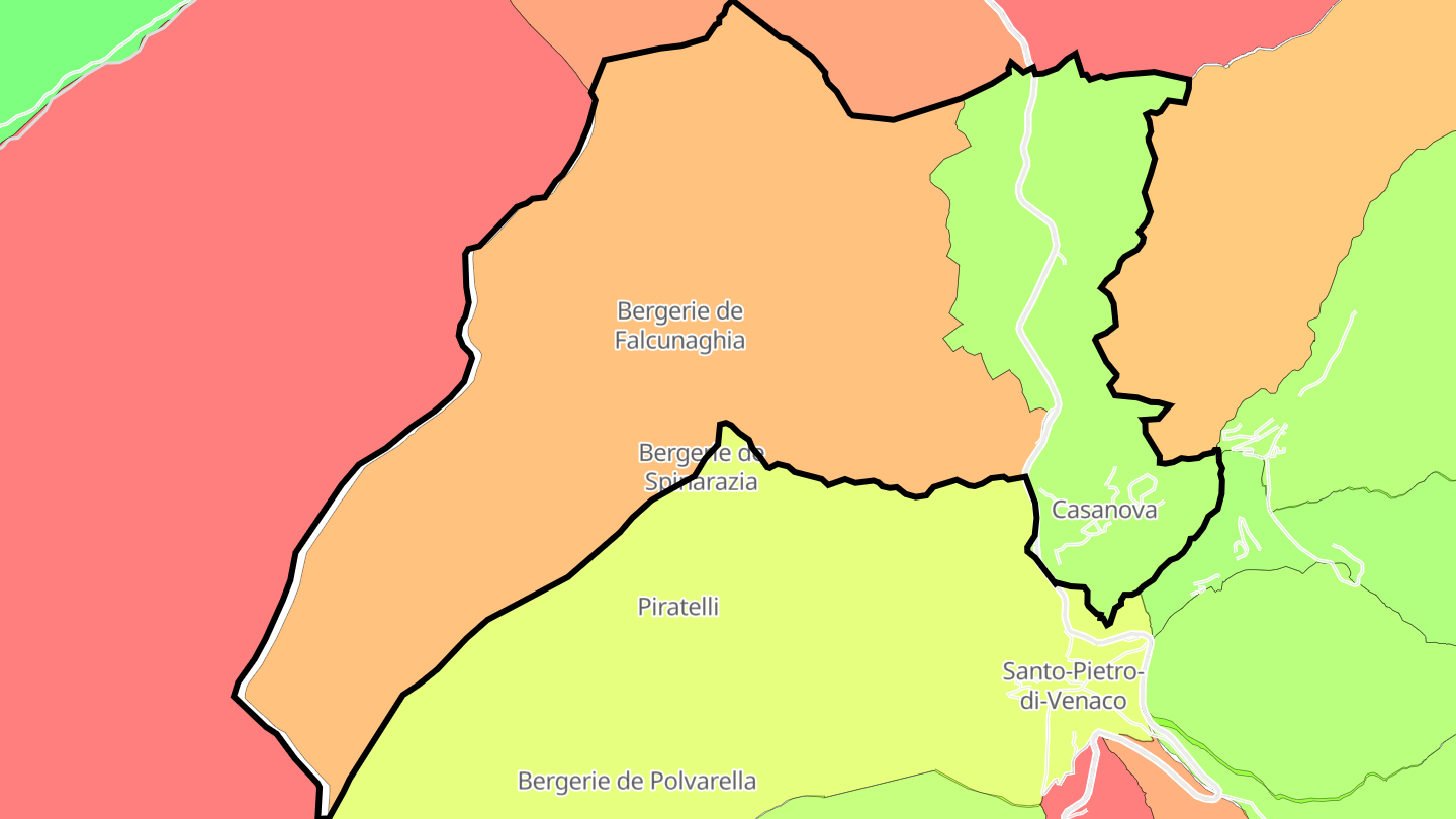 Carte des prix de l'immobilier Casanova