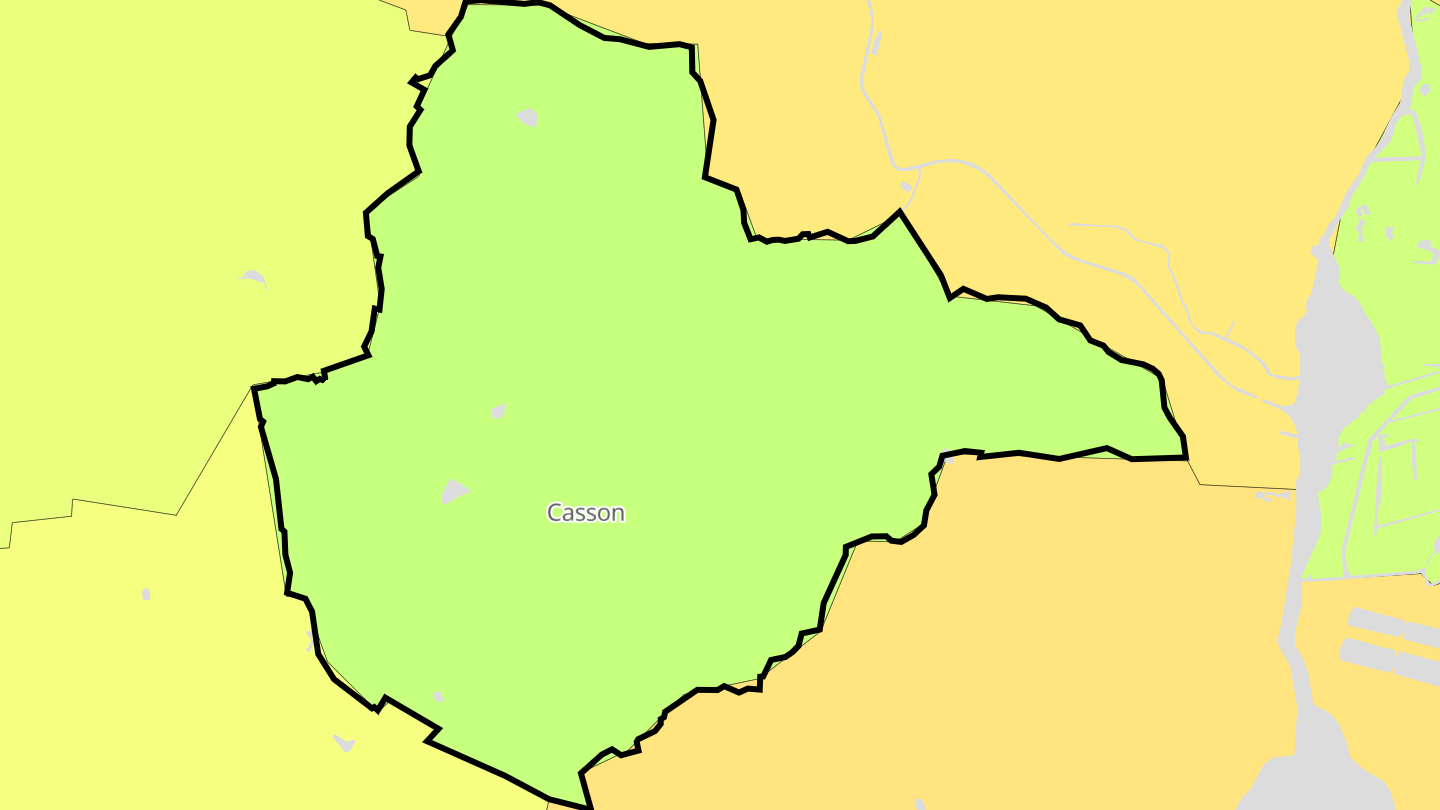 Carte des prix de l'immobilier Casson