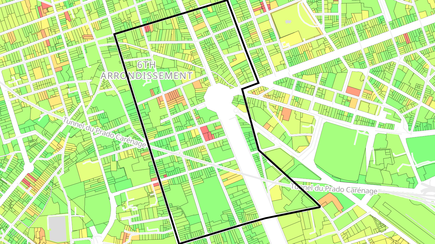 Carte des prix de l'immobilier Castellane