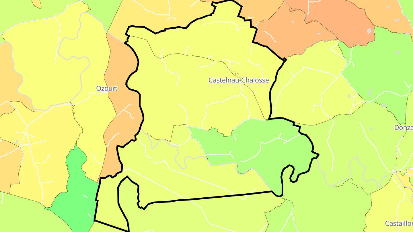 Carte des prix de l'immobilier Castelnau-Chalosse