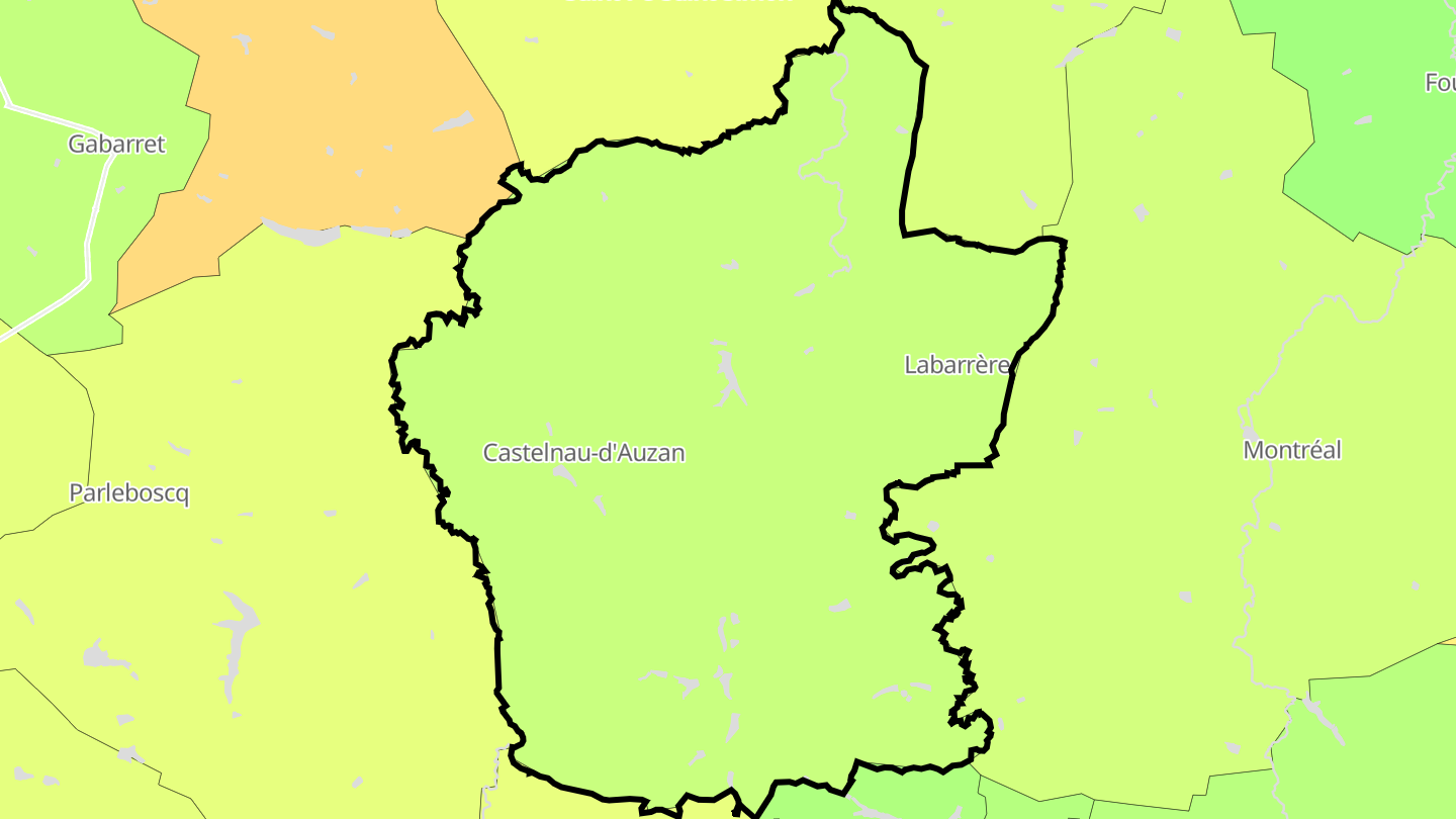 Carte des prix de l'immobilier Castelnau d'Auzan Labarrère