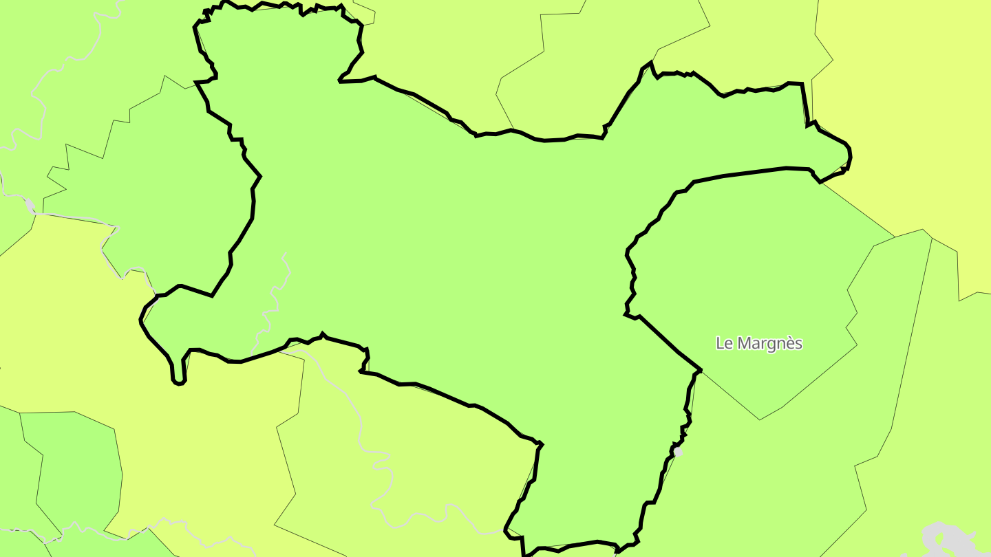 Carte des prix de l'immobilier Castelnau-de-Brassac