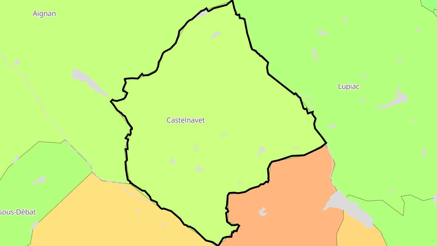 Carte des prix de l'immobilier Castelnavet