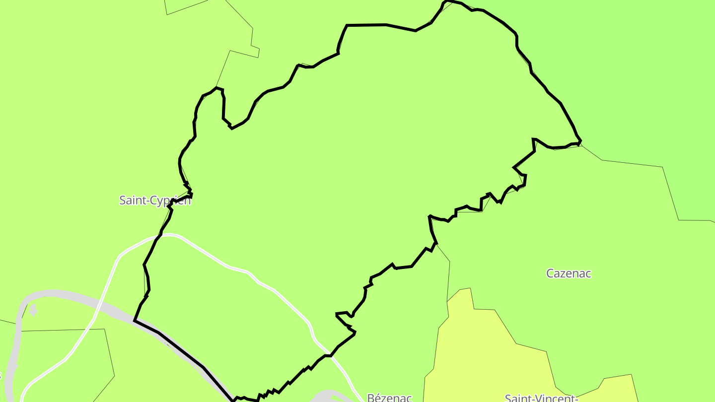 Carte des prix de l'immobilier Castels