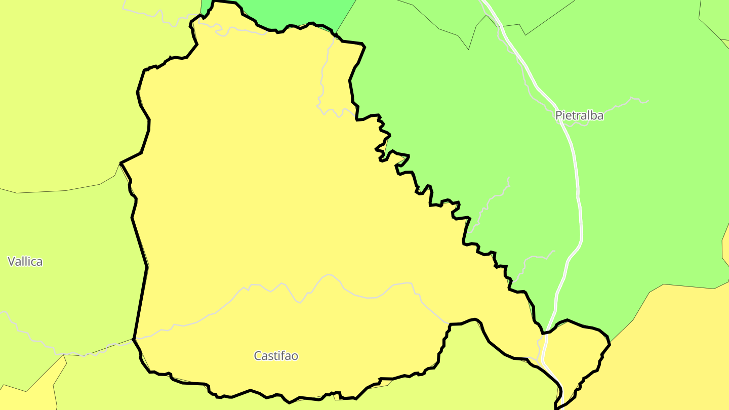Carte des prix de l'immobilier Castifao