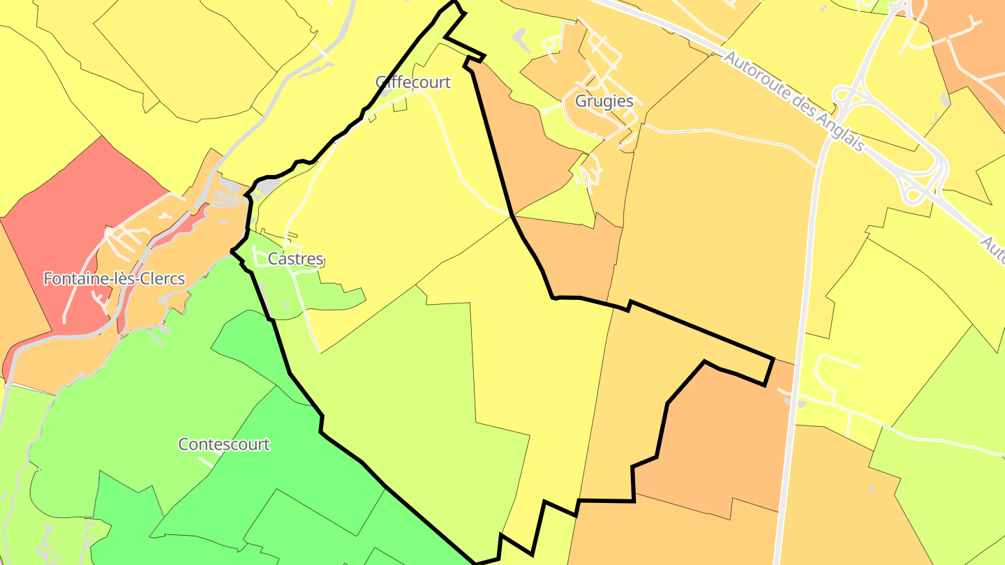 Carte des prix de l'immobilier Castres
