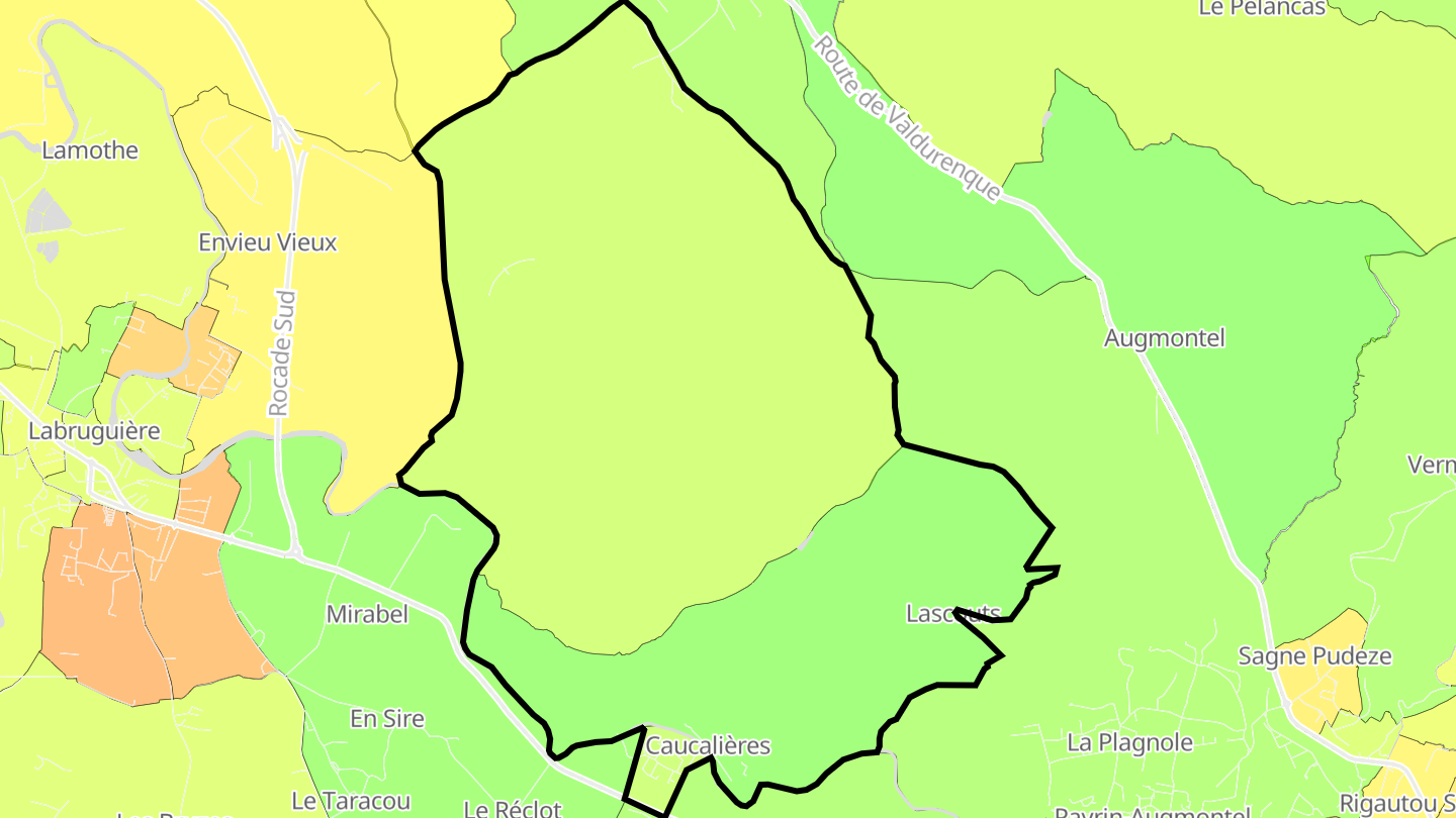 Carte des prix de l'immobilier Caucalières