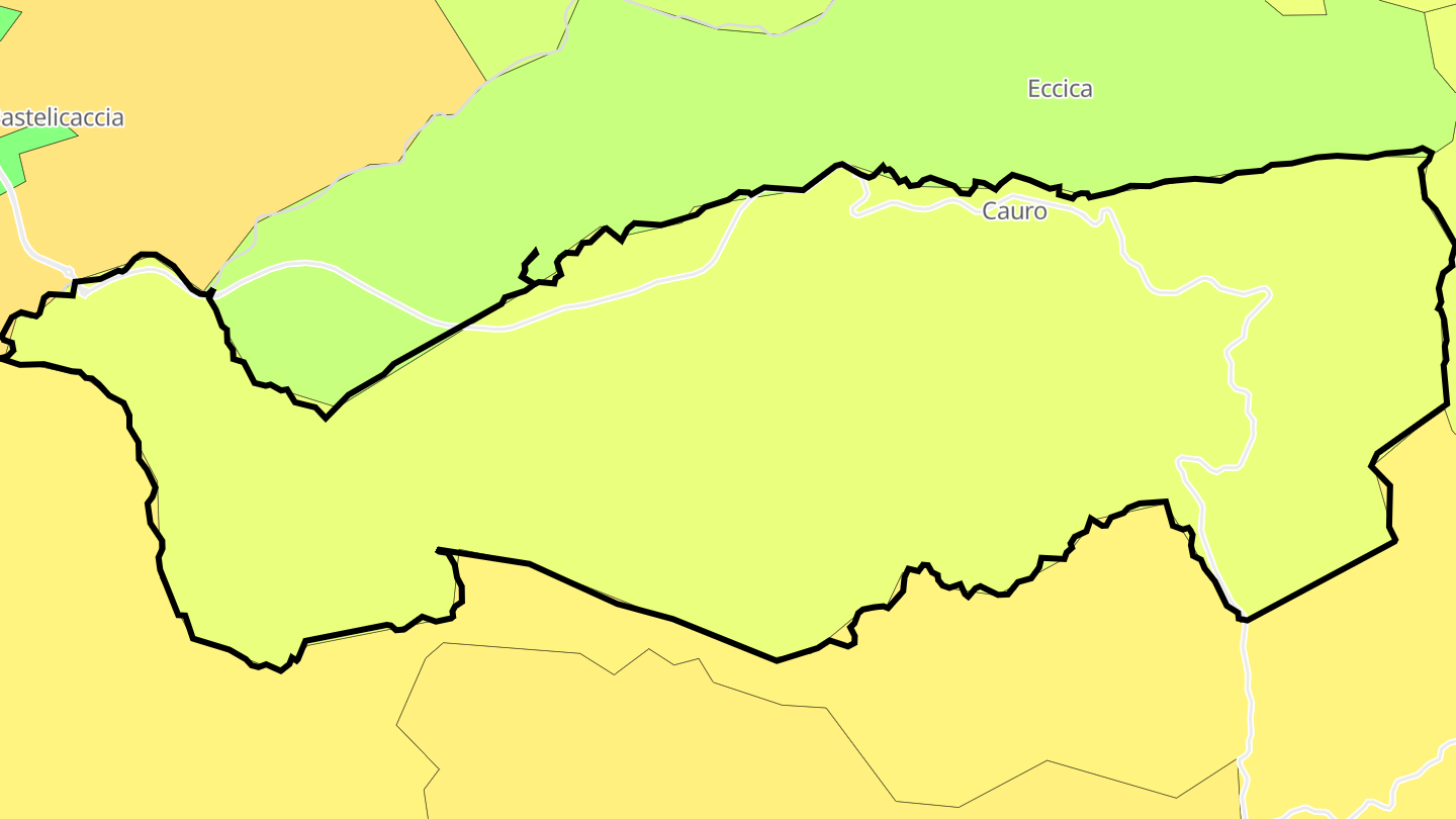 Carte des prix de l'immobilier Cauro