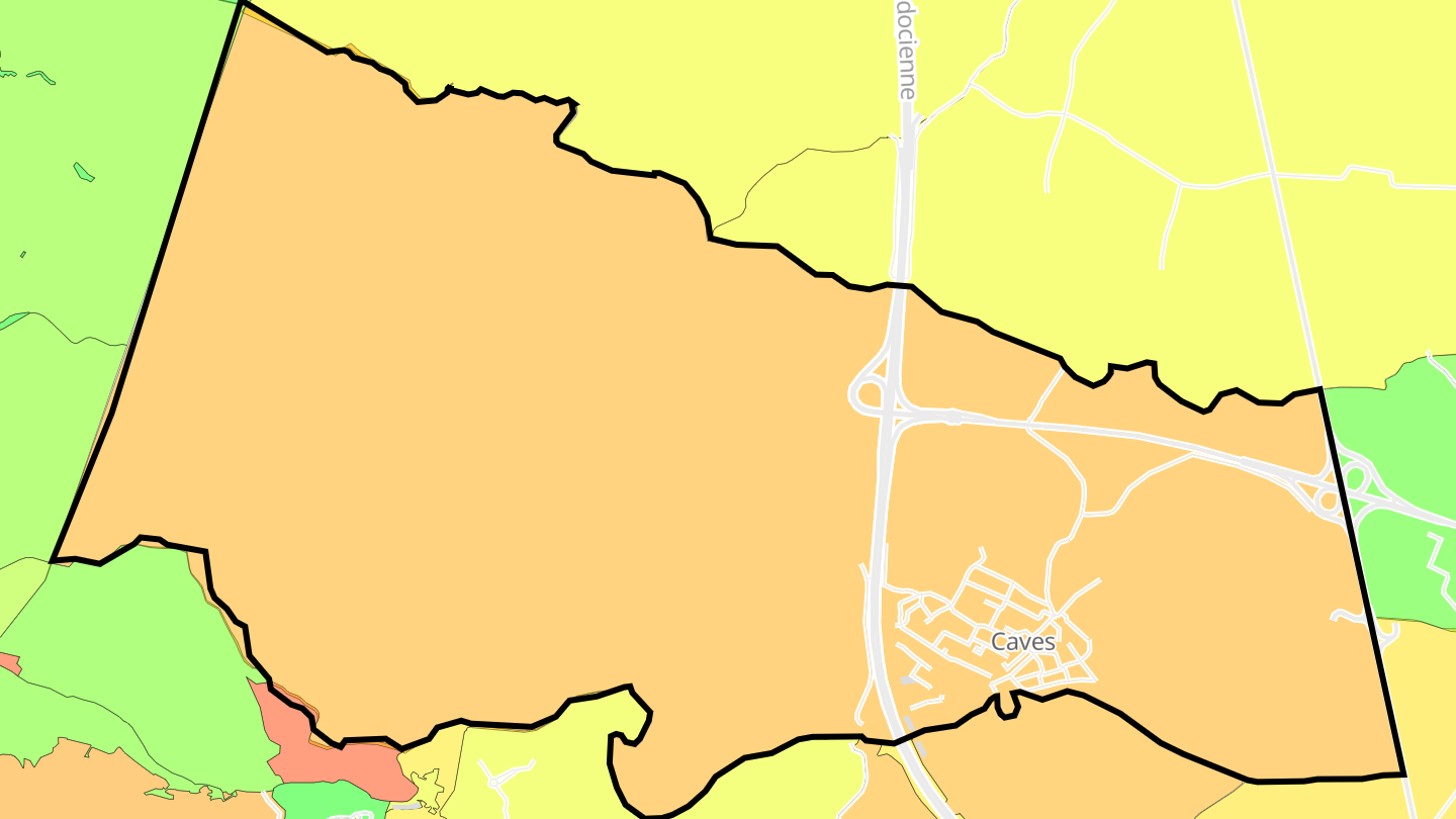 Carte des prix de l'immobilier Caves
