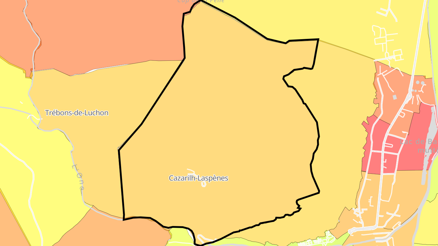 Carte des prix de l'immobilier Cazarilh-Laspènes