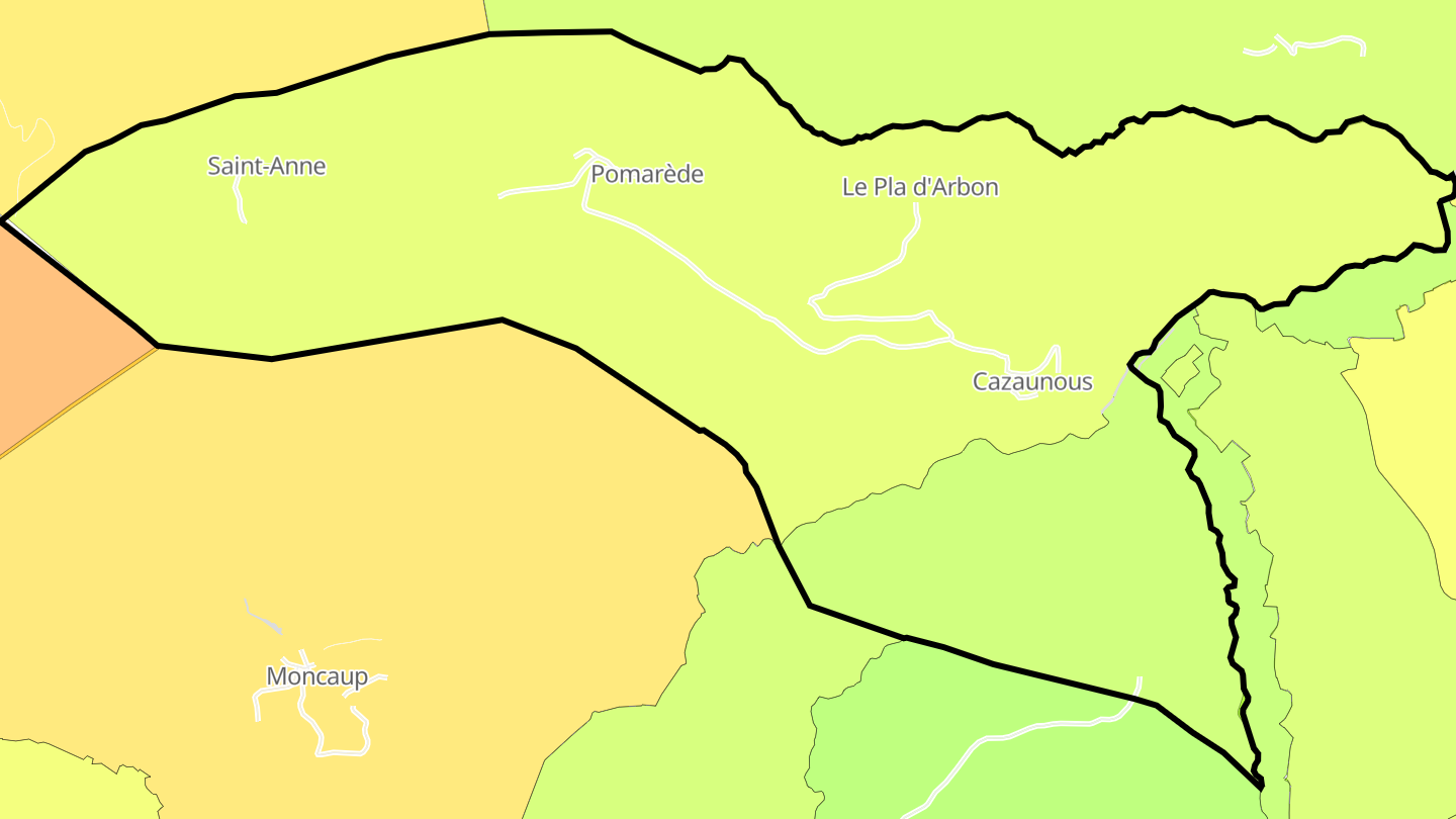 Carte des prix de l'immobilier Cazaunous