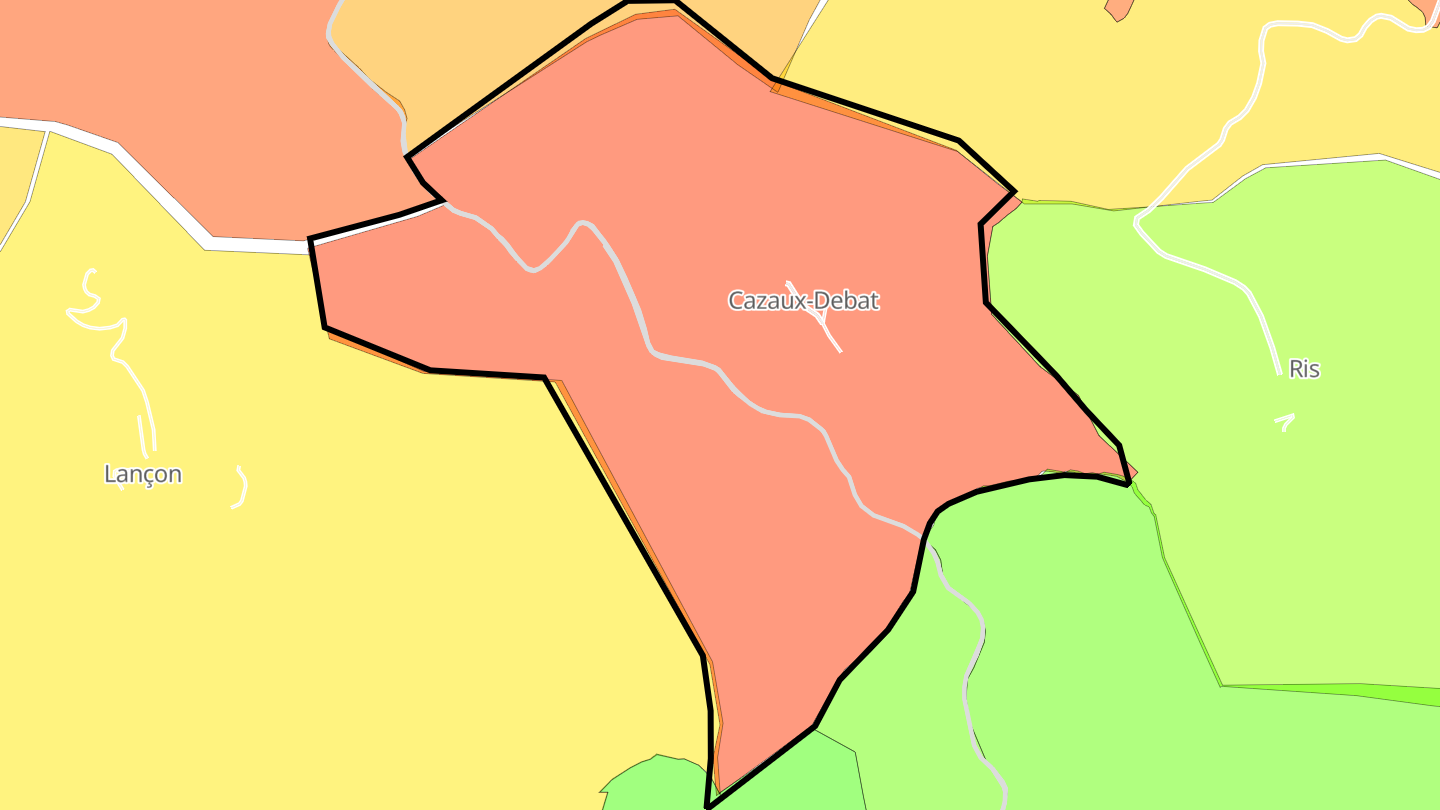 Carte des prix de l'immobilier Cazaux-Debat