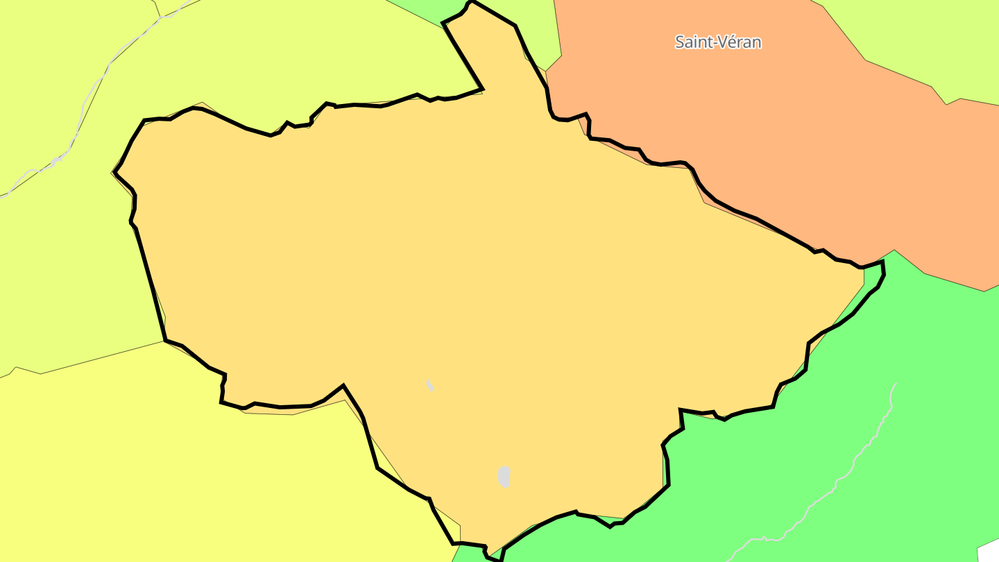 Carte des prix de l'immobilier Ceillac