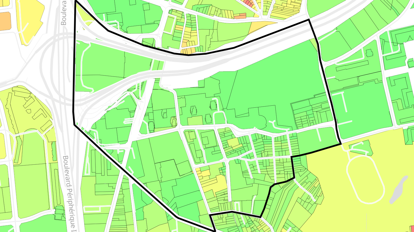 Carte des prix de l'immobilier Centre Sud