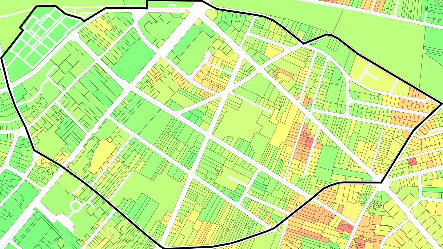 Carte des prix de l'immobilier Centre-Ville - Gare