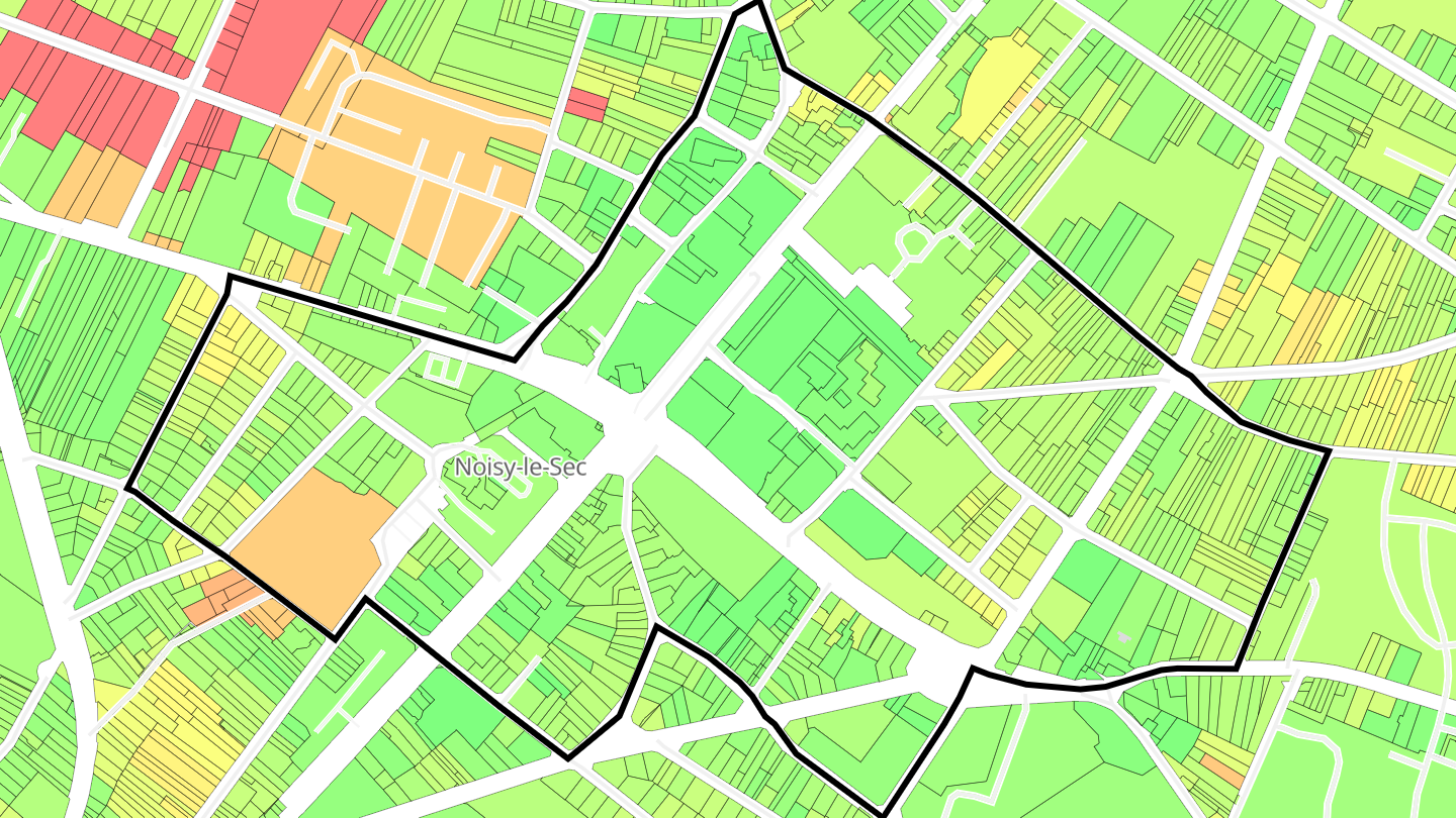 Carte des prix de l'immobilier Centre-Ville - Mairie