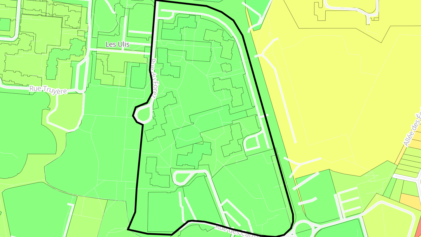 Carte des prix de l'immobilier Cévennes
