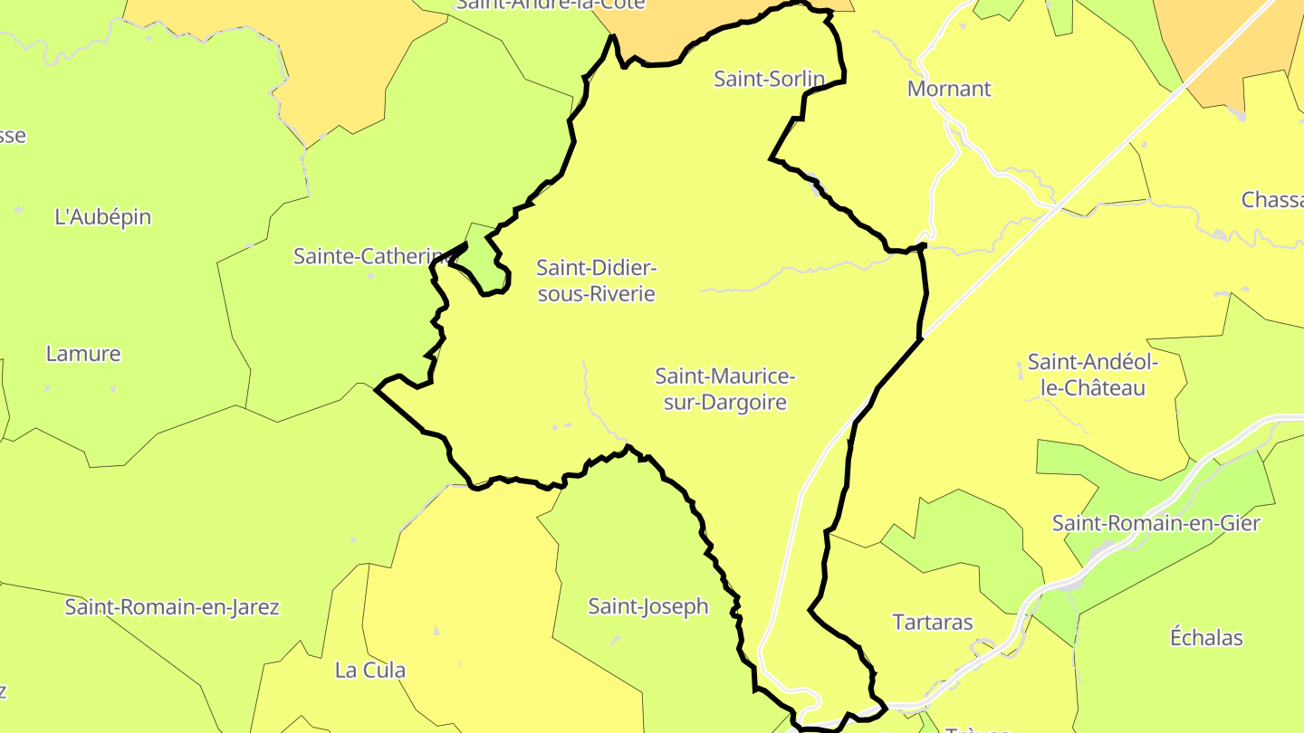 Carte des prix de l'immobilier Chabanière
