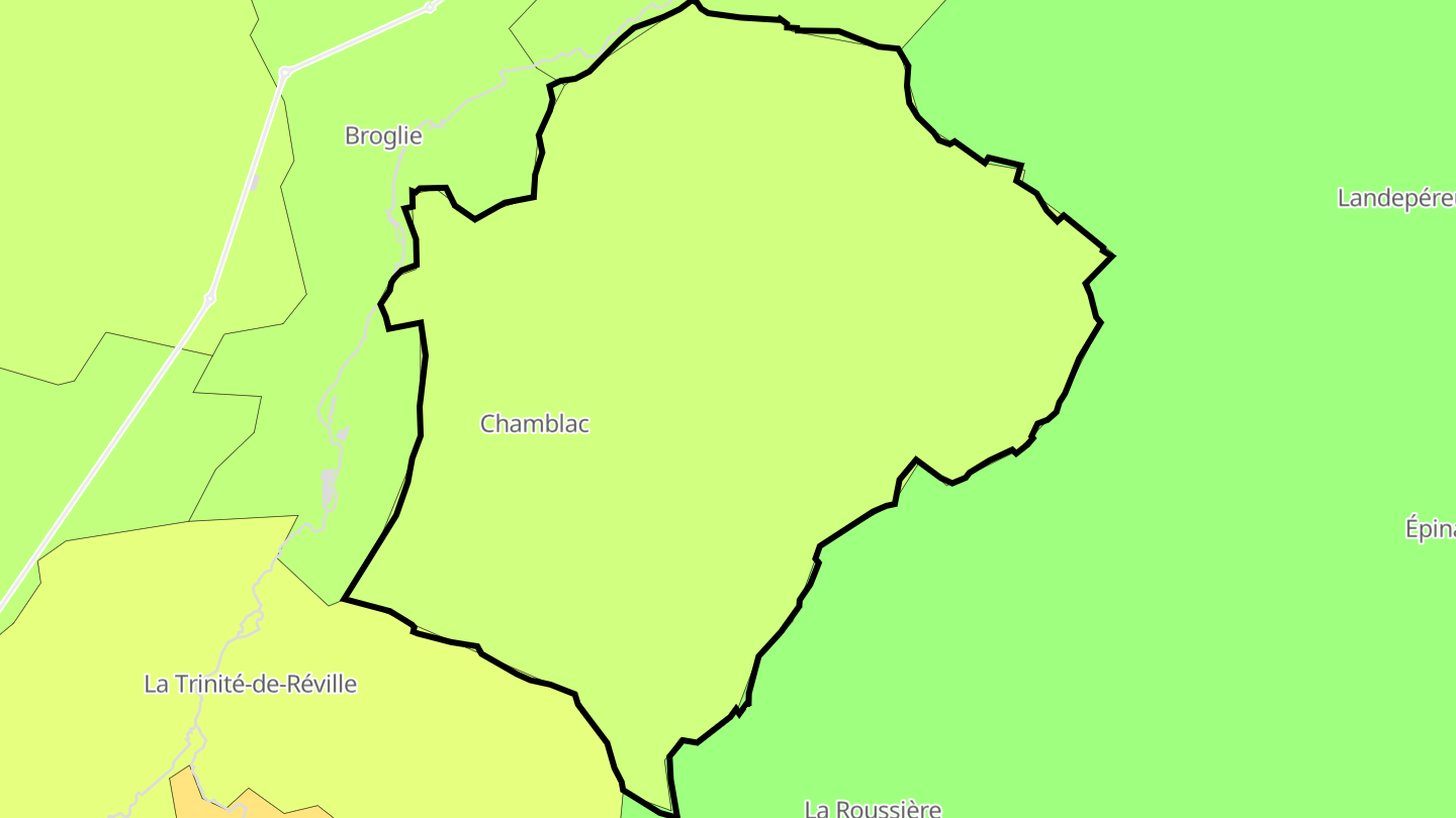 Carte des prix de l'immobilier Chamblac