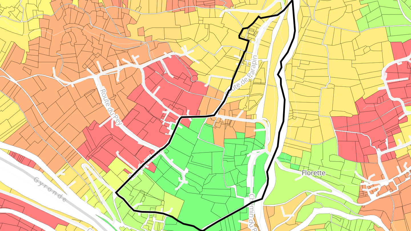 Carte des prix de l'immobilier Champ de Faure