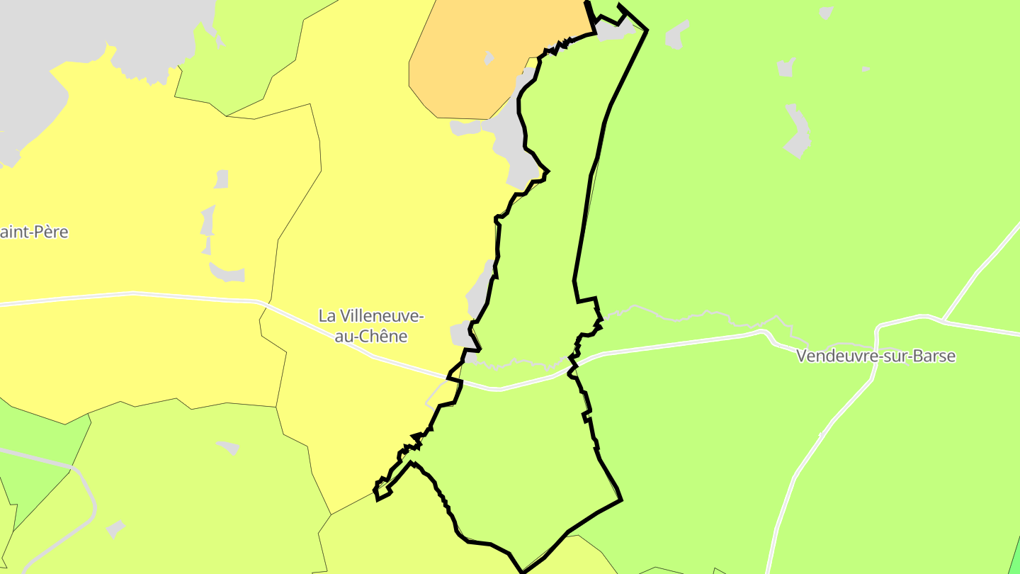 Carte des prix de l'immobilier Champ-sur-Barse