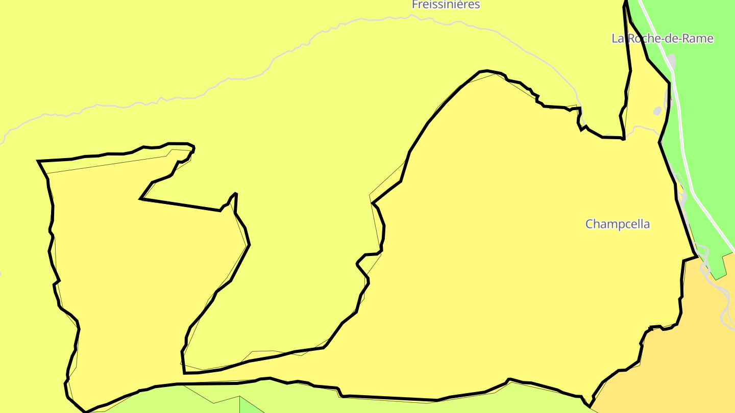 Carte des prix de l'immobilier Champcella