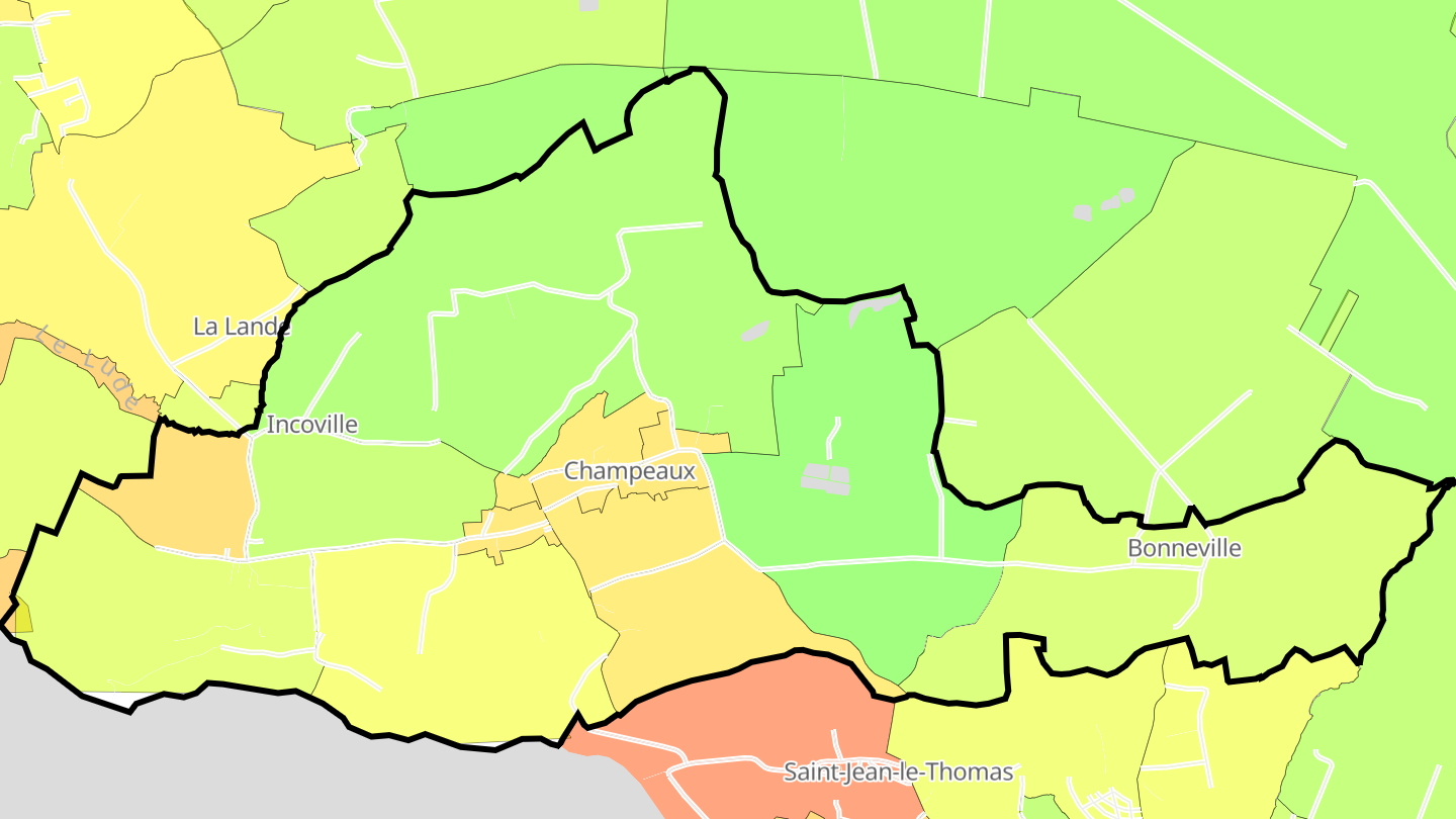 Carte des prix de l'immobilier Champeaux