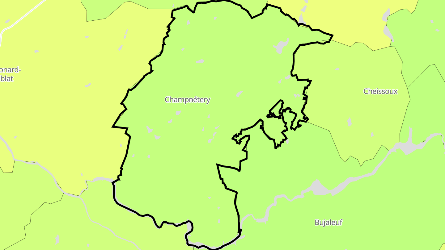 Carte des prix de l'immobilier Champnétery