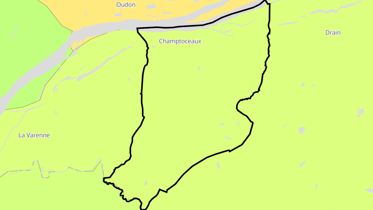 Carte des prix de l'immobilier Champtoceaux