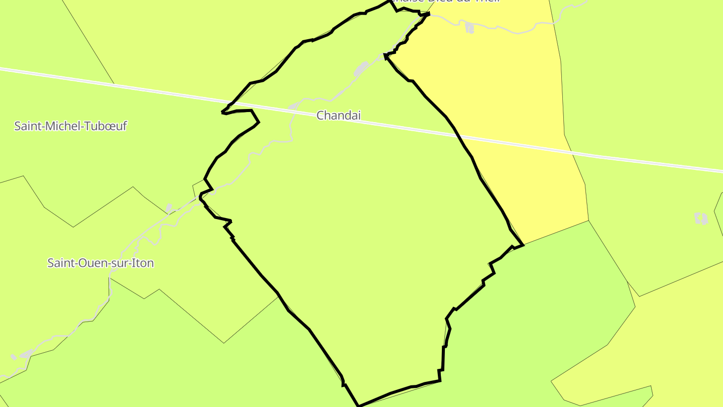 Carte des prix de l'immobilier Chandai