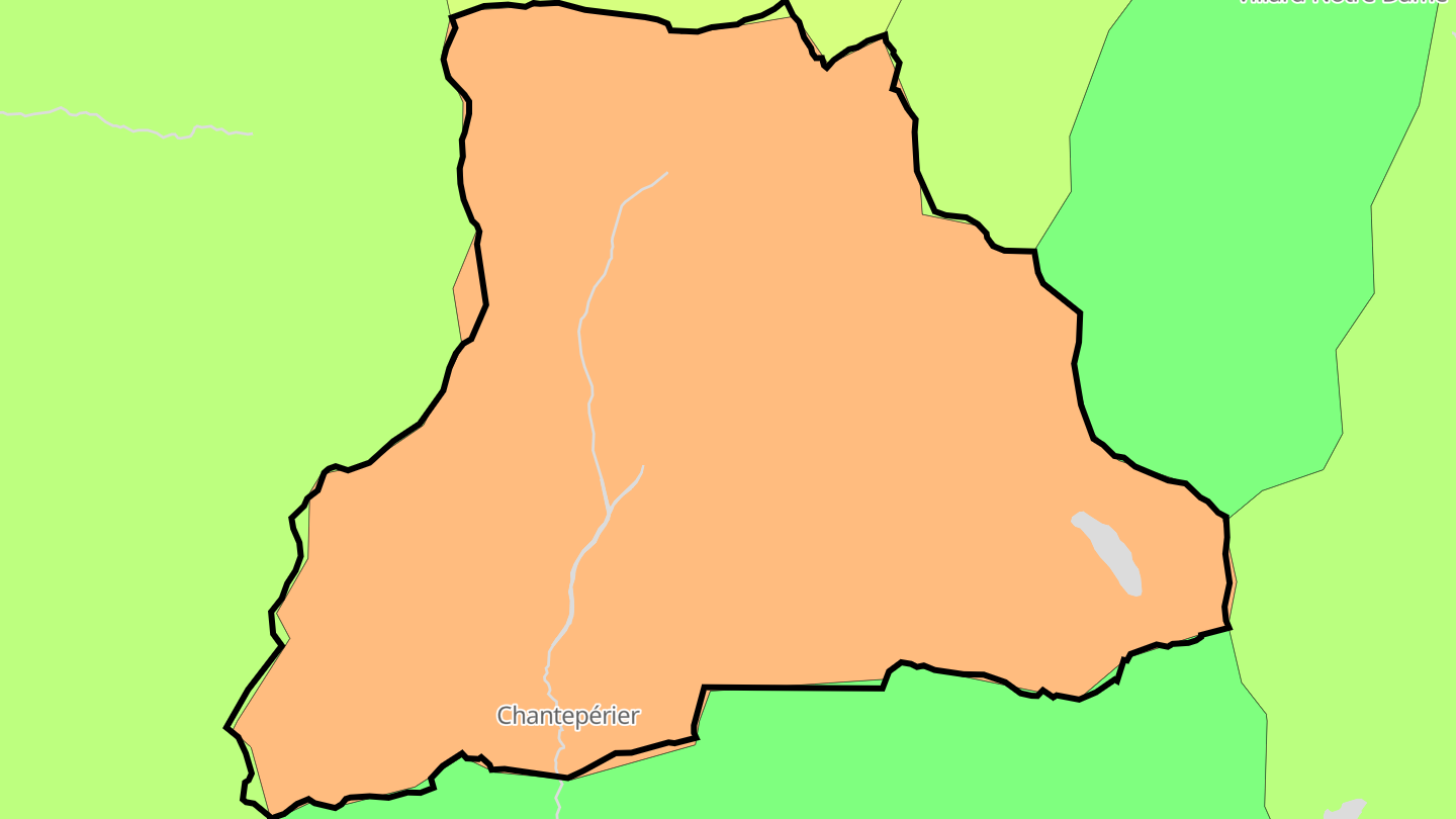 Carte des prix de l'immobilier Chantelouve