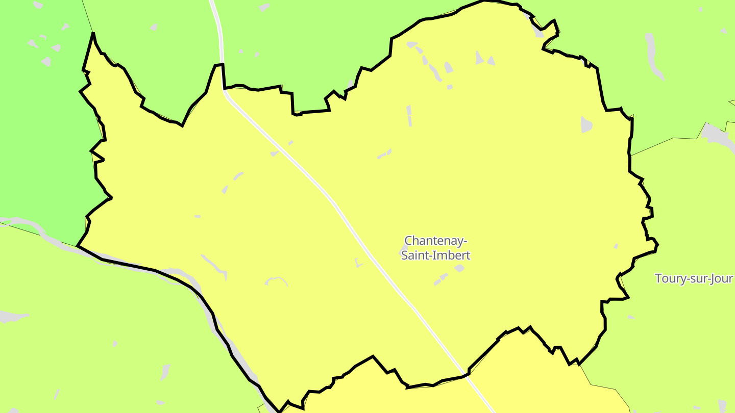 Carte des prix de l'immobilier Chantenay-Saint-Imbert