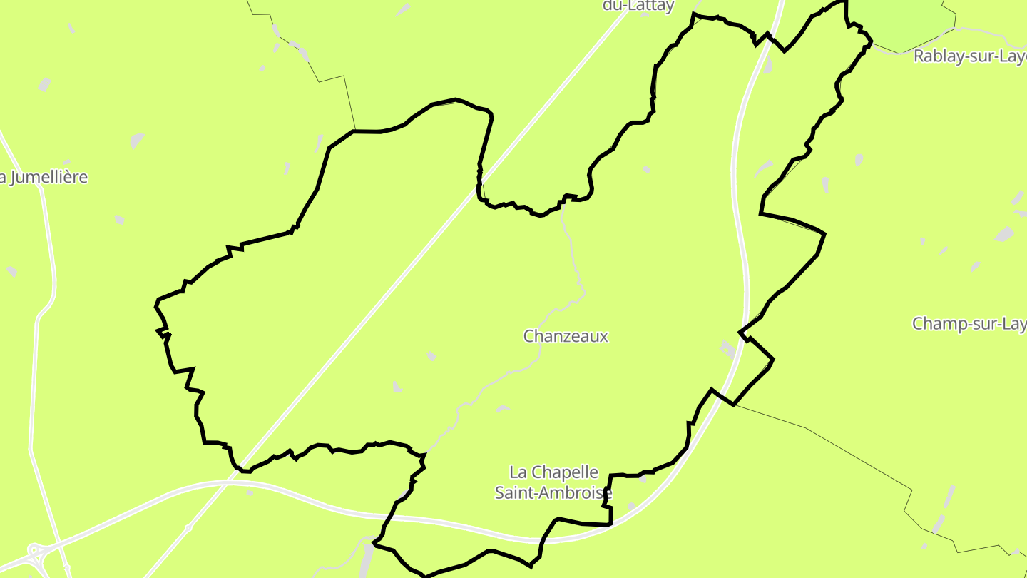 Carte des prix de l'immobilier Chanzeaux