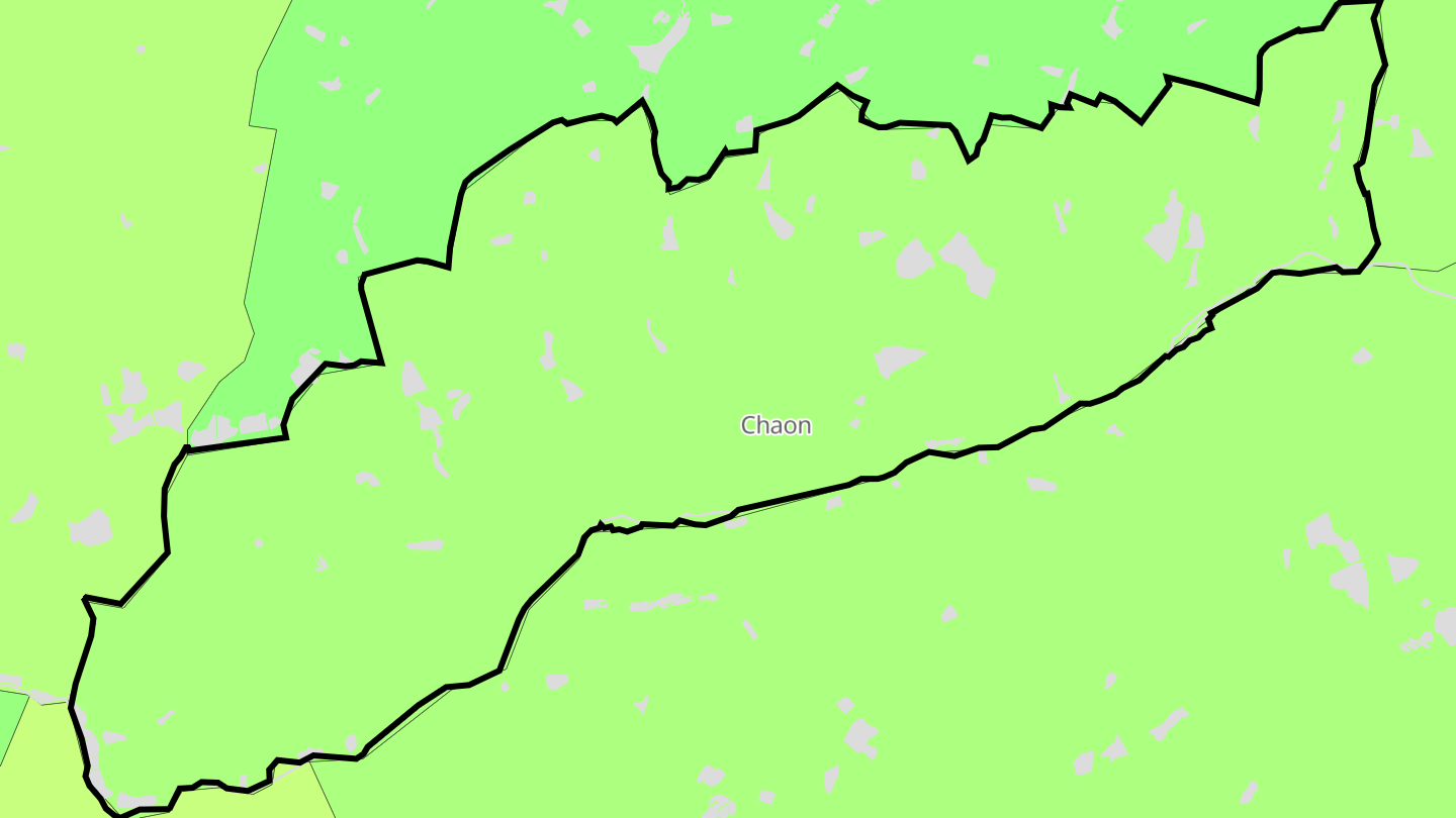 Carte des prix de l'immobilier Chaon