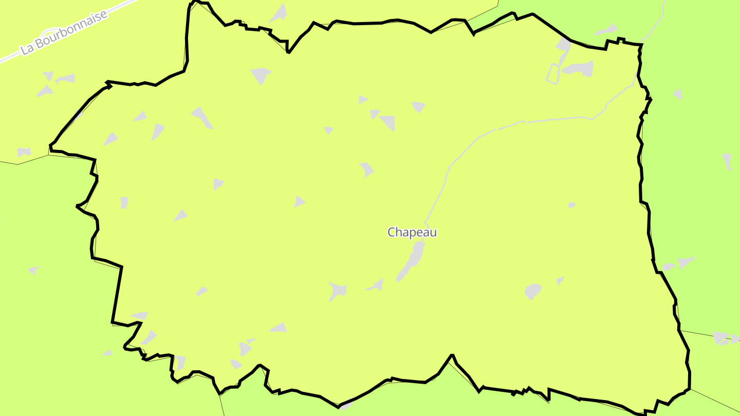 Carte des prix de l'immobilier Chapeau
