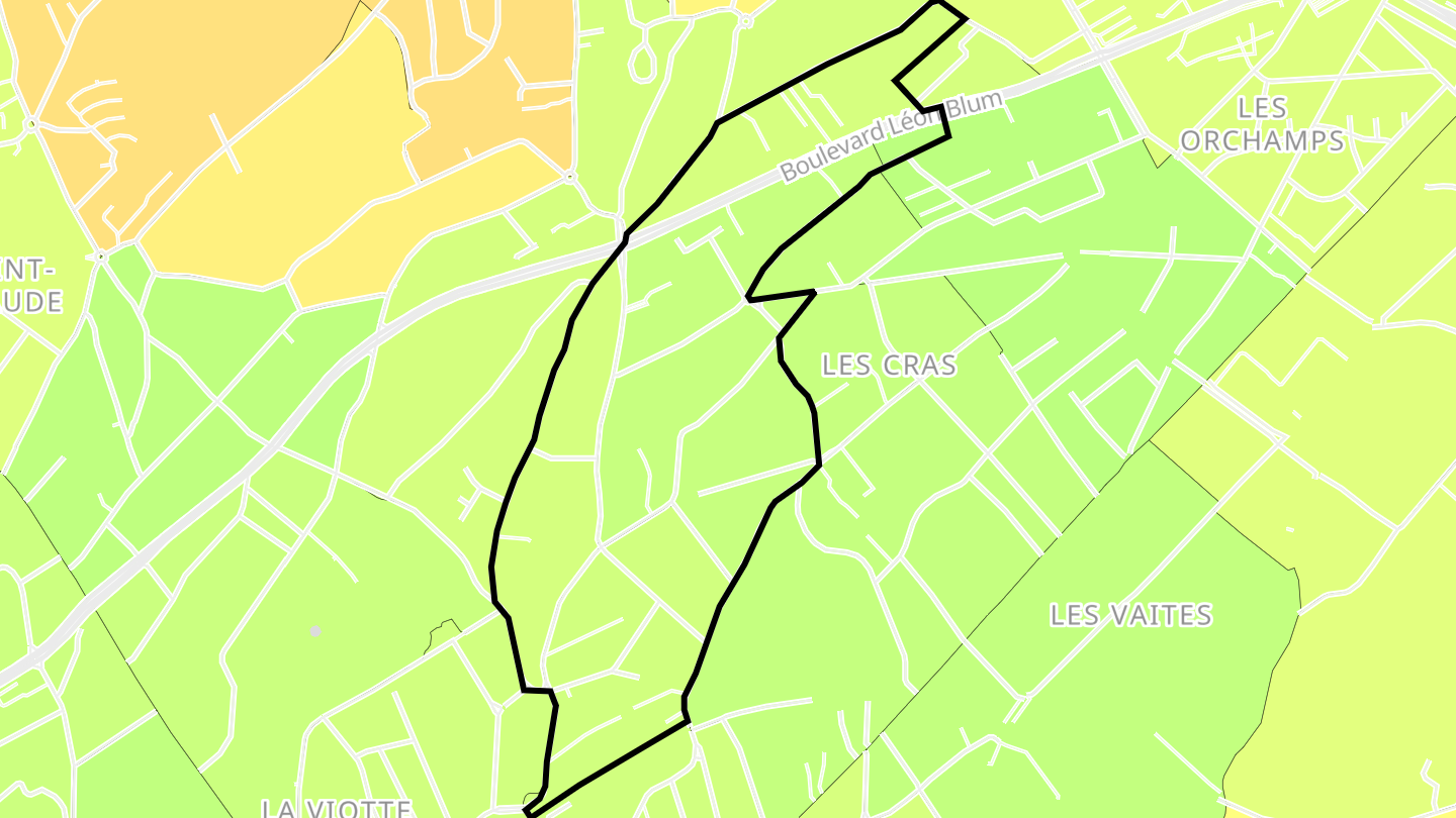 Carte des prix de l'immobilier Chasnot
