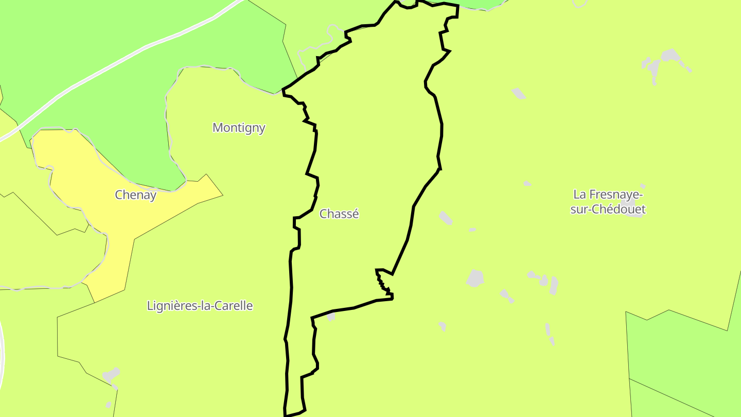 Carte des prix de l'immobilier Chassé