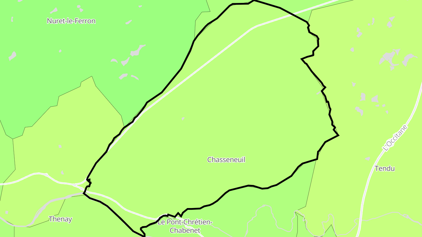 Carte des prix de l'immobilier Chasseneuil