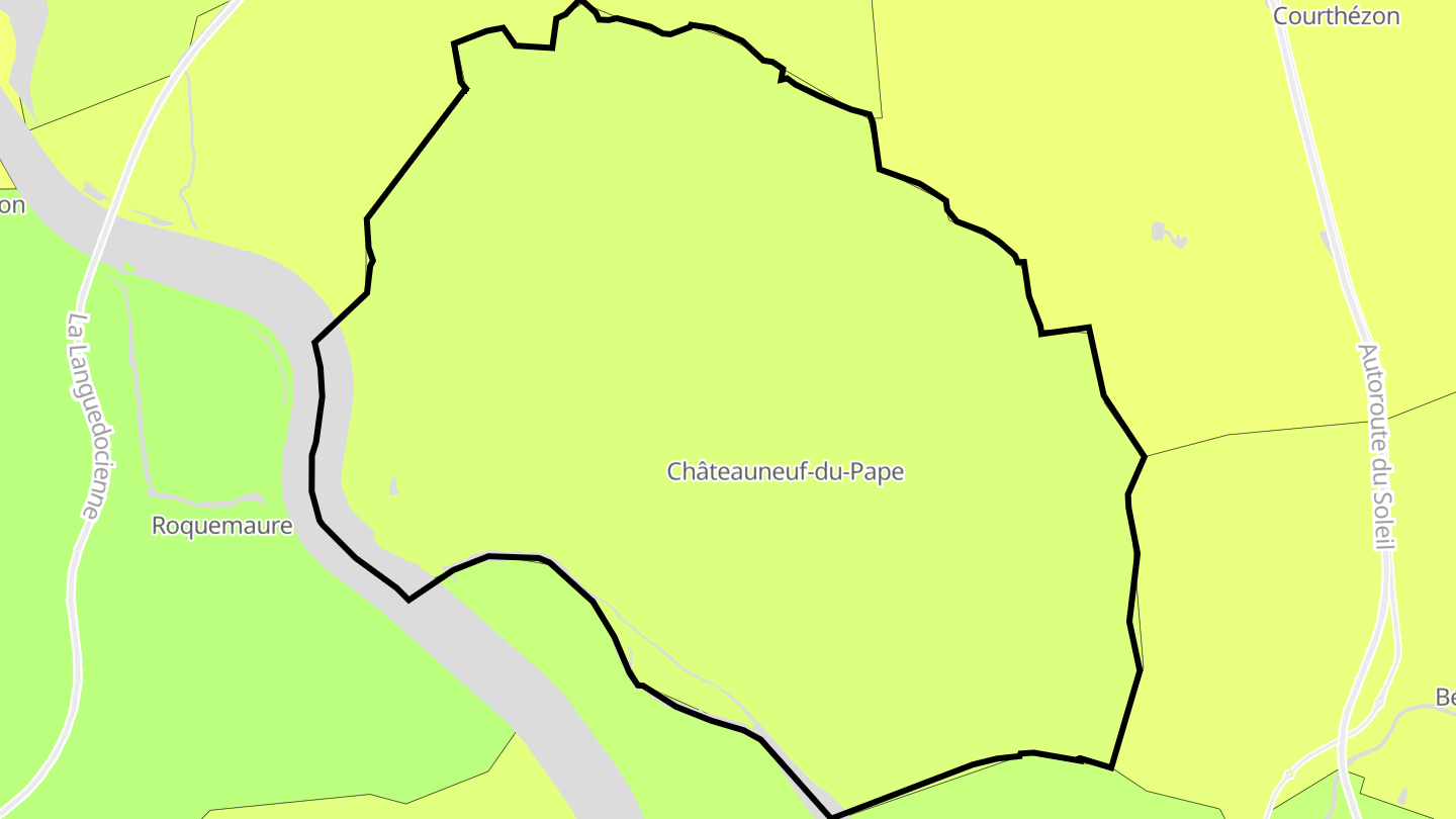 Carte des prix de l'immobilier Châteauneuf-du-Pape